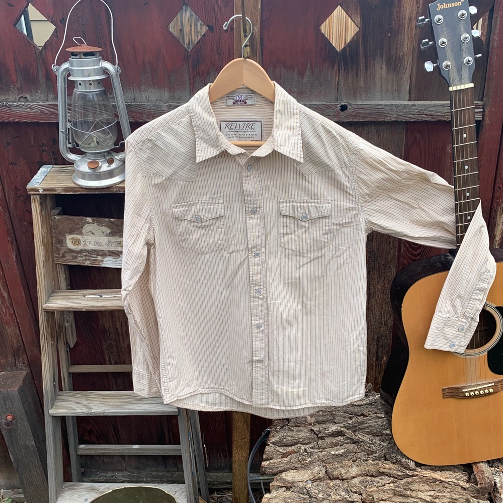 Rewire clothing slim fit long sleeve button down.
